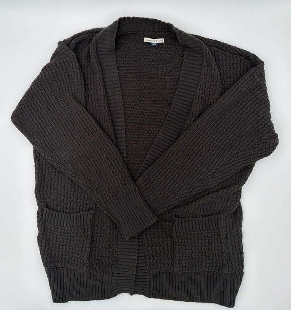 American Eagle Sweaters - American Eagle Waffle Knit Open Front Cardigan Size M